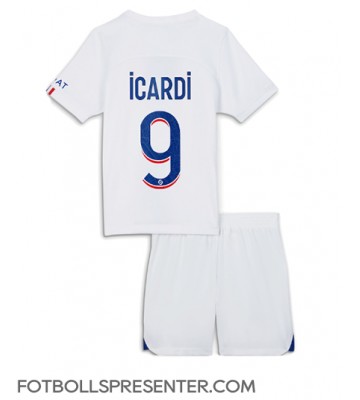 Paris Saint-Germain Mauro Icardi #9 Tredje tröja Barn 2022-23 Kortärmad (+ korta byxor)